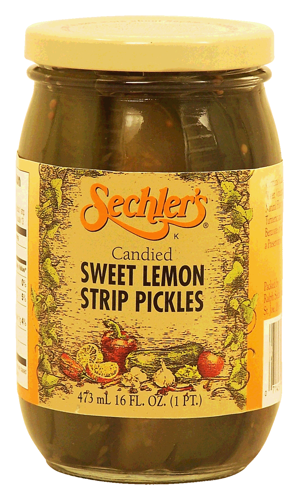 Sechler's  candied sweet lemon strip pickles Full-Size Picture